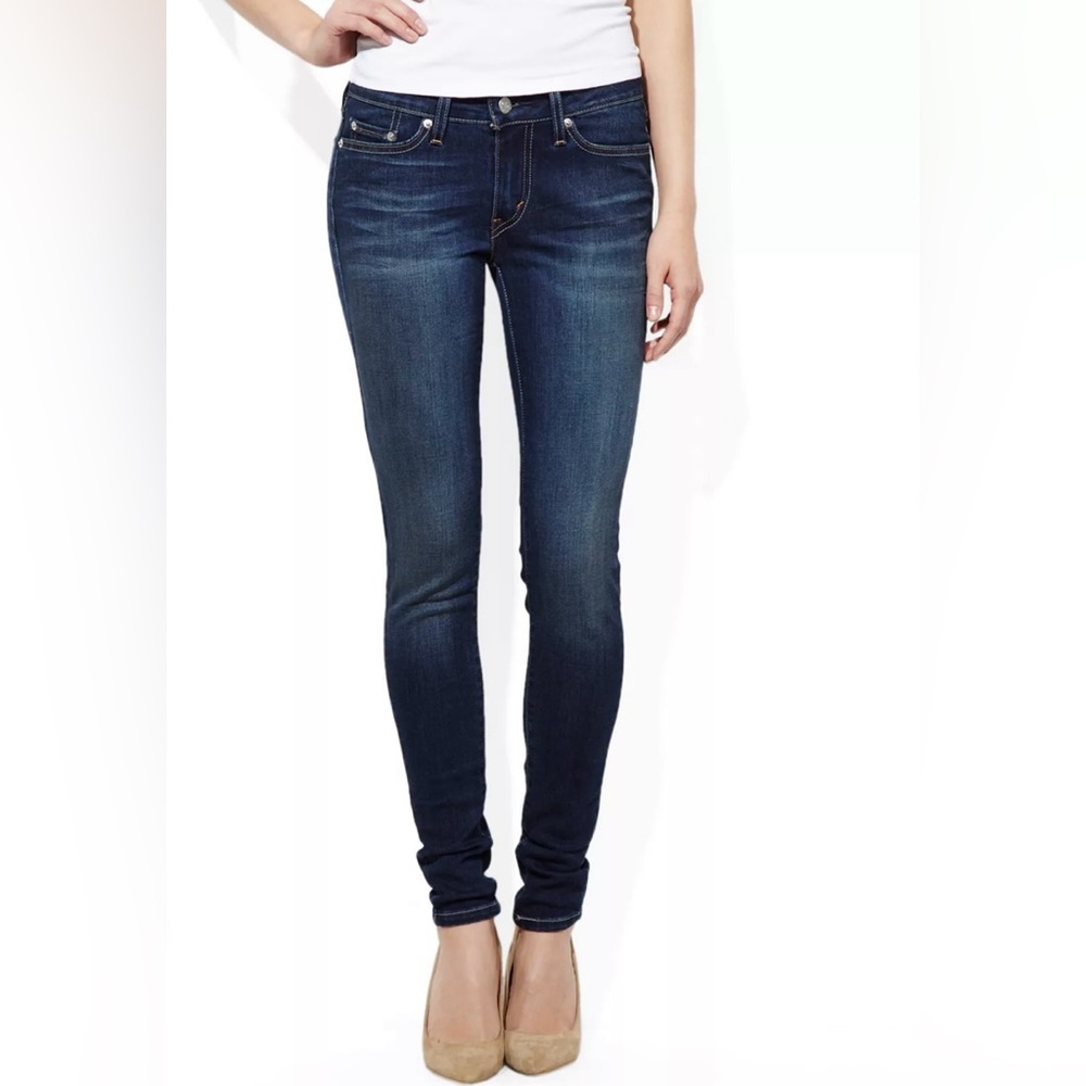 Levi's Women's Wanderer 535 Super Skinny Jeans size 26 EUC